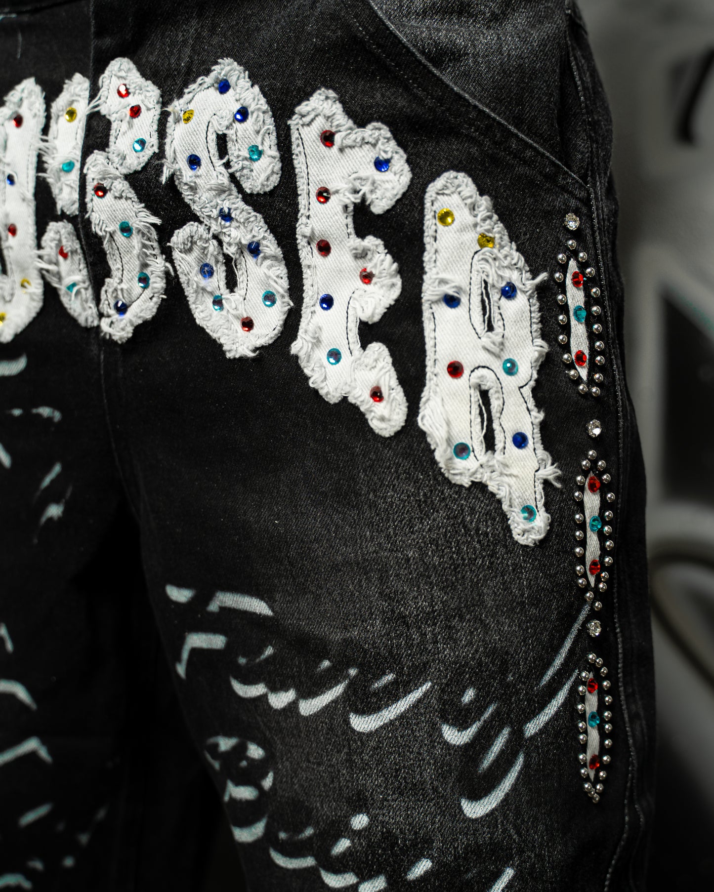 “Fear Of Being AVERAGE” Jean Shorts