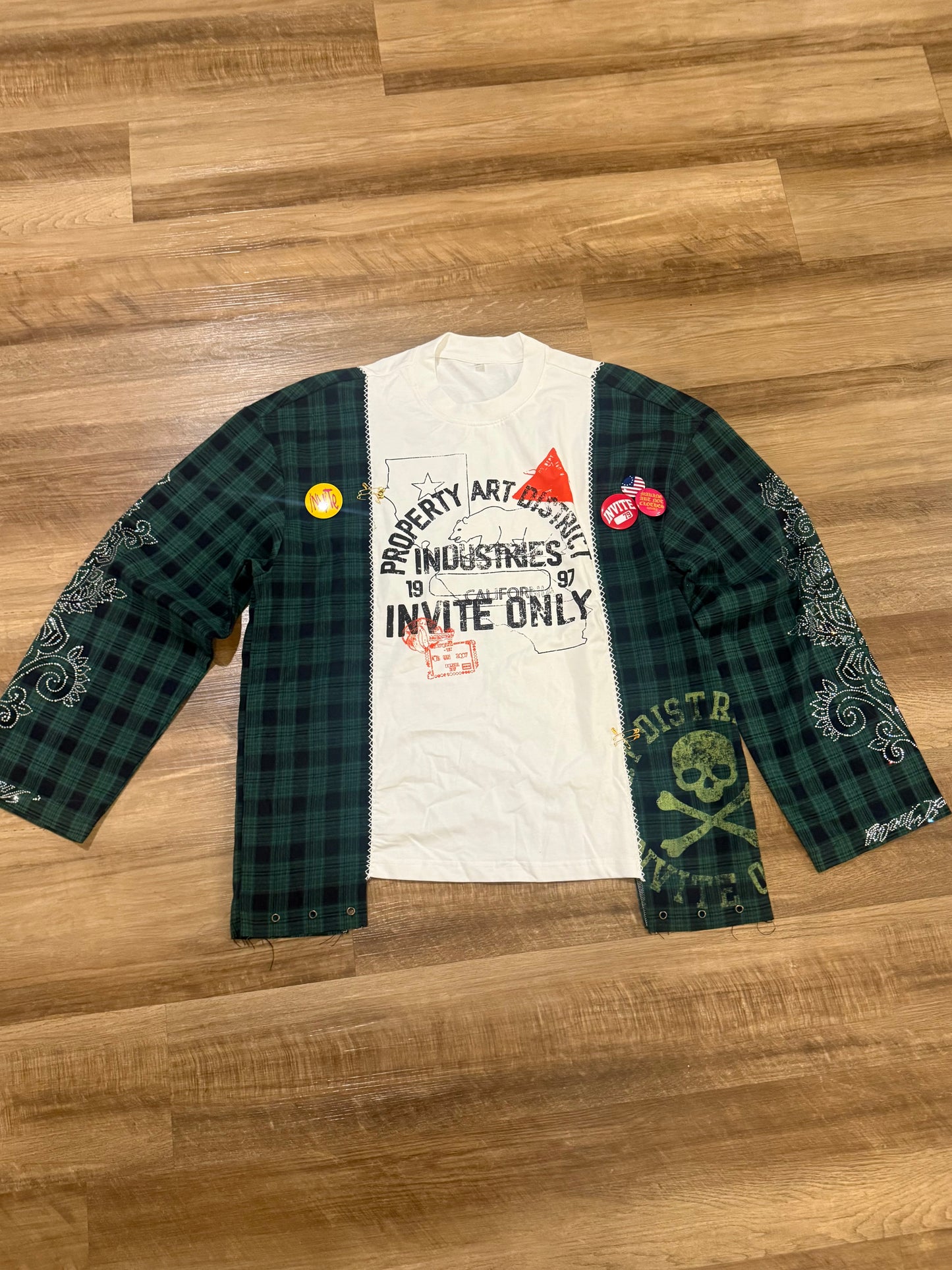 Green InviteOnly Flannel